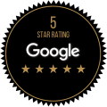 Vitalyc Medspa's 5-star Google badge